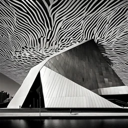 museum bilbao pictogramme noir et blanc