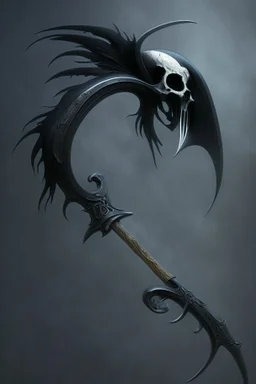 black big scythe