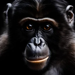 A photograph taken with a Nikon Z9 with a macro lens, of a monkey full face, you should be able to see every detail