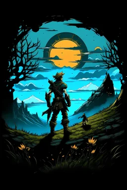 legend of zelda breath of the wild dark fantasy style