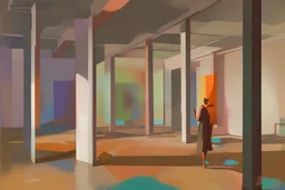 纽约高古轩画展 彩色 迪本科恩 贾科梅蒂 弗朗西斯培根风格画展