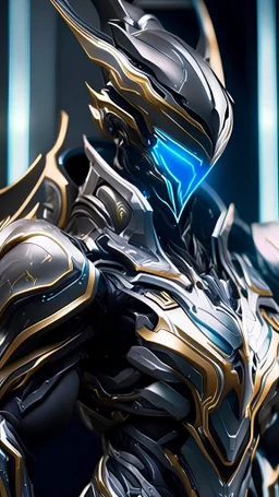 An incredible ultra advanced warframe with plenty of sophisticated gadgets with the whole and full body full armor with ultra sophisticated machine compagnon ultra high resolution and details with maximum ratings and frames possible and by the most advanced lenses
