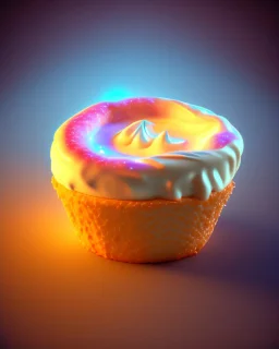 Cream Cheese on the dark bacground. Realistic photo. HD. Glowing. 3d style