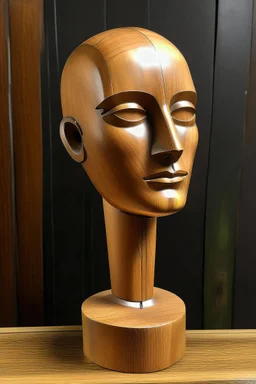 wood mannequind head