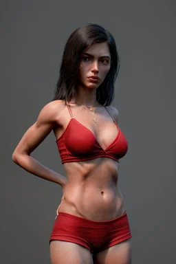 Ultra Realistic image, 25 years old brunette woman, Madrid, portrait, small stature, 1,54 cm tall, small chest, yakuza body tattoo, vibrant color, highly detailed, art stations, concept art, smooth, unreal engine 5, god rays, ray tracing, RTX, lumen lighting, ultra detail, volumetric lighting.