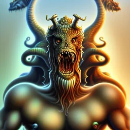 drawing Greek mythology monsters Boris Vallejo Style