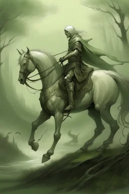 Behold, I saw a horse, pale greenish gray. The name of the one riding on it was Death, and Sheol was following with him. Authority was given to them over a fourth of the earth, to kill by sword and by famine and by plague and by the wild beasts of the earth.