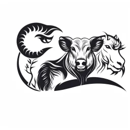 vector logo animals