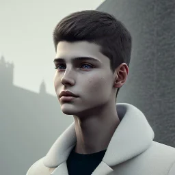 beautiful, smooth, realistic, Russian male, 10 y/o boy, face, jeans, slim, extremely sharp detail, finely tuned detail, ultra high definition, 8k, unreal engine 5, ultra sharp focus, smile teeth, happy