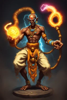 Dhalsim an electric necromancer