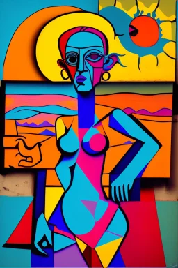 sunset picasso