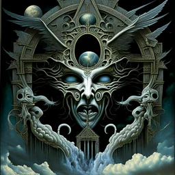 Apotheosis of nightmare, neo-surrealism,