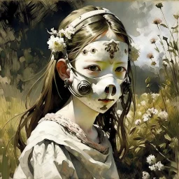 girl with a mask Andrew Newell Wyeth