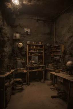 realistic secret laboratory in Siberia