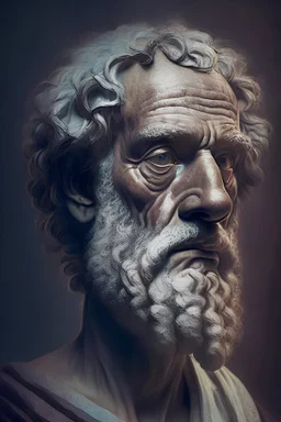 retrato de un filosofo estoico