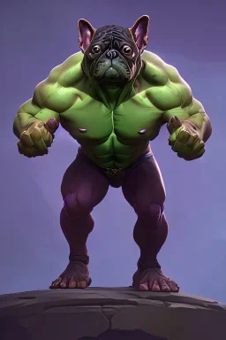 alien french bulldog musculature hulk body HD strong french bulldog hulk marvels Warcraft