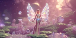 crystal subtle flower in a galactic ambiance beautiful fairy, transparent, delicate colors, in the foreground, full of details, smooth，soft light atmosphere, light effect，vaporwave colorful, concept art, smooth, extremely sharp detail, finely tuned detail, ultra high definition, 8 k, unreal engine 5, ultra sharp focus