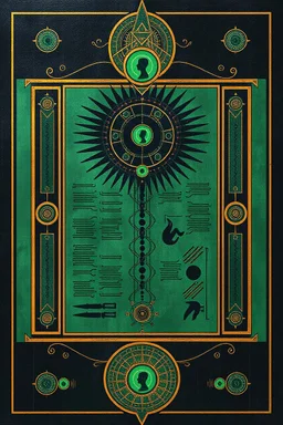 The emerald tablet of Tebuti; Abstract Art; Symbolism