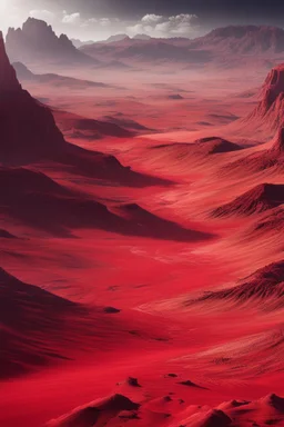 a red blooded desert valley