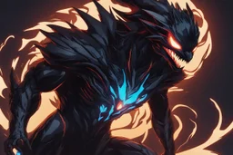 Miles in 8k solo leveling shadow artstyle, Crystal and Symbiote them, neon effect , dragon tattoos, close picture, full body, apocalypse, intricate details, highly detailed, high details, detailed portrait, masterpiece,ultra detailed, ultra quality