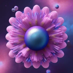 flower glitter pink and blue in a galactic ambiance, delicate colors in the foreground, full of details, smooth, light effect，vaporwave colorful, smooth, extremely sharp detail, finely tuned detail, ultra high definition, 8 k, unreal engine 5, ultra sharp focus