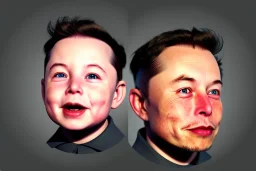 Elon musk as a toddler