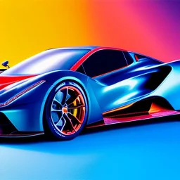 fullbody Drawing of 'sketch of HyperCar',intricate detail,andrea bonelli,Kilian Eng,Ohrai,evan lee,Aleksandr Sidelnikov,KyuYong Eom,three quarters frontal aerial view,toned colors,16k