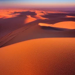 désert du Sahara, coucher de soleil, dune de sable, montagne, rochers