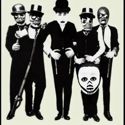 Charlie Chaplin style iron maiden