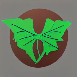 i want you to generate a logo for a new company named "SpiniLeaf" or Spinny Leaf. Something resembeling a spinning leaf, no words, HQ, digital comic art