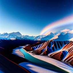 Denali National Park, Alaska,aerial view,extremely detailed digital painting, high resolution,8k, realistic, beautiful, volumetric lighting, mystical colors ,perfectly centered image, perfect composition, rim light, beautiful lighting,masterpiece, stunning scene, raytracing, anatomically correct, in the style Van Gogh and robert e howard and Ken Kelley and Ohrai Noriyoshi and Simon Bisley and tomzj1.