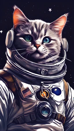 a cat in a space suit, astronaut cat, space cat, cat in space, kittens in outer space, ultramarine space marine cat, space backround, cosmic cataclysm, space art, astronaut in space, looking out into space, outerspace, awesome cat, in outer space, outer space, astronaut, an astronaut in space, space theme