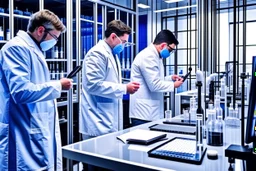 علماء يعملون في المختبرات