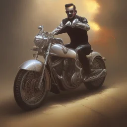 biker ghost by phil Hale