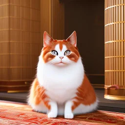 beautiful transparent smooth realistic japan cat samurai, extremely sharp detail, finely tuned detail, ultra high definition, 8k, unreal engine 5, ultra sharp focus, accurate hands