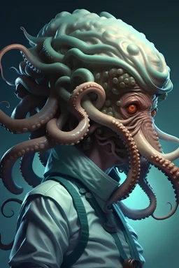 starwars character with tentacles as hair