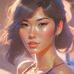 portrait Anime japanese woman cute-fine-face, dark hair, pretty face, realistic shaded Perfect face, fine details. realistic shaded lighting by Ilya Kuvshinov Giuseppe Dangelico Pino and Michael Garmash and Rob Rey, IAMAG premiere, WLOP matte print, cute freckles, masterpiece