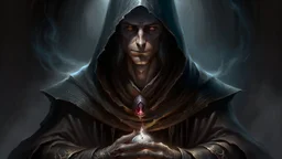 The hooded sorcerer