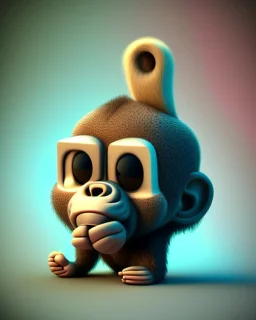 Ape cute 3D