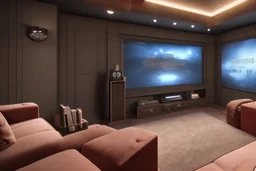 a dedicated home cinema room