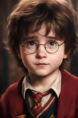 Harry potter cutest child 4k realistic photo