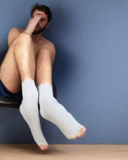 man in a sock