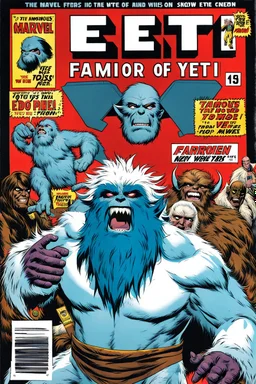 Epi-Yeti, Marvel, issue 1 cover, famous