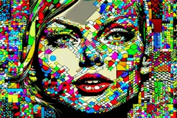 pop art pixels 1000 images i think to myself,,,,, what a wonderful world