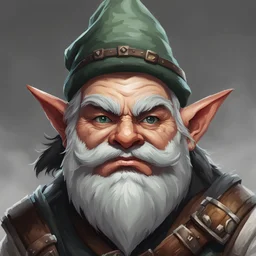 dnd, portrait of gnome thief