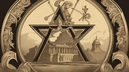 The thumbnail image presents a captivating and enigmatic scene that is intertwined with the world of Freemasonry. Displayed prominently is the iconic emblem of the Masonic order, featuring the pentagram and the compass. These symbols are rooted in the rich history and heritage of the fraternity. Surrounding the emblem are subtle, shadowy details that fade into the background, alluding to the secretive and mysterious nature of Freemasonry. The subdued lighting and cool color palette obscure the e