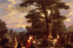 christmas tree by poussin