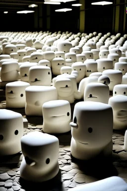 army of marshmallows living