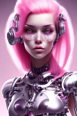 cyborg, pink hair, sexy, perfekt, real, dream