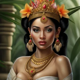 bali princess,style digital photo realistic